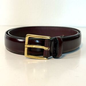 Vintage Brighton Brown Belt with Brass Buckle Size 38
